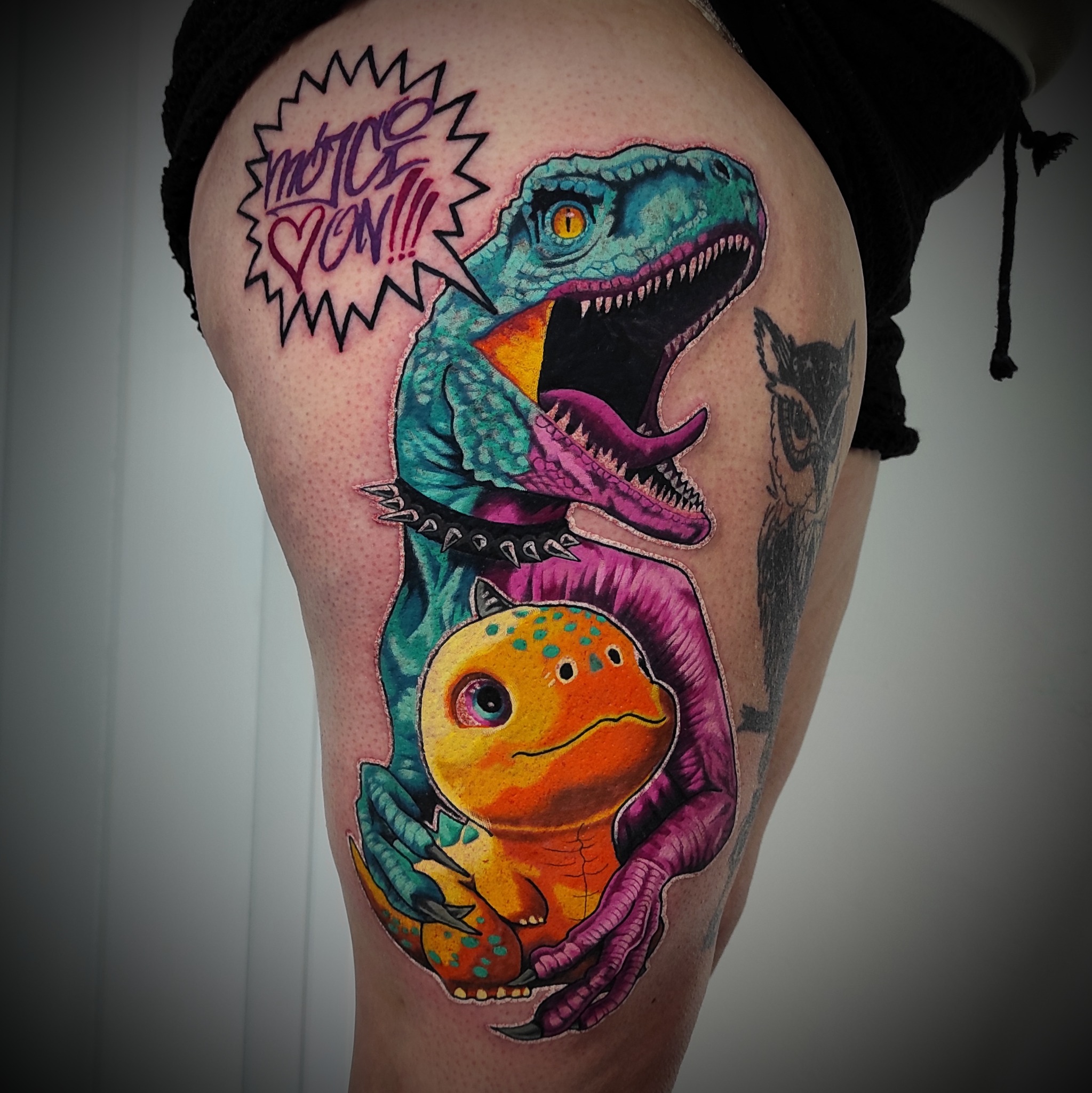 DINOCITYTATTOO – tatuaż dinozaura #3 – DINKZ ART DINOCITYTATTOO – tatuaż dinozaura #3 – DINKZ ART