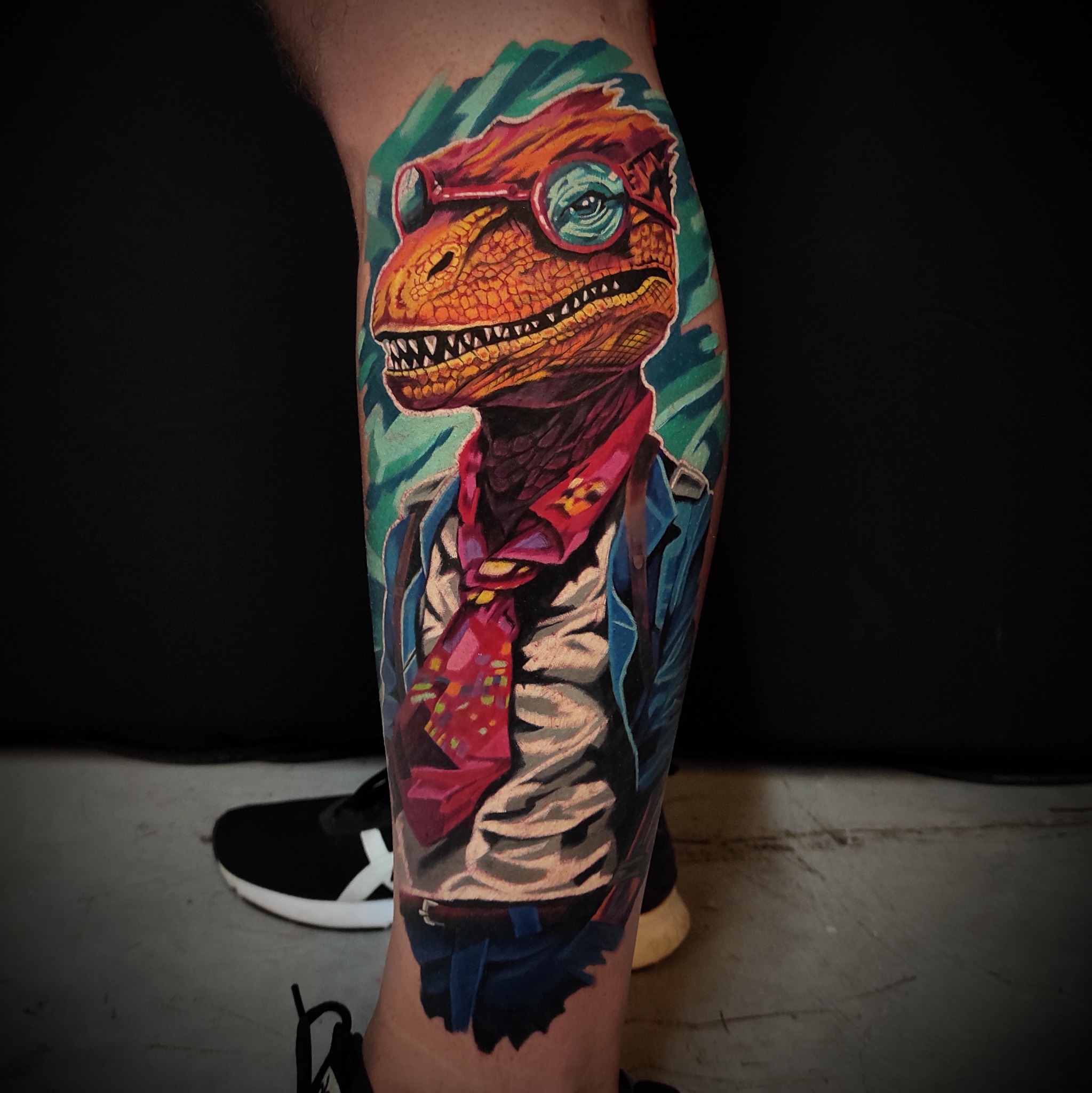 DINOCITYTATTOO – tatuaż dinozaura #6 – DINKZ ART DINOCITYTATTOO – tatuaż dinozaura #6 – DINKZ ART