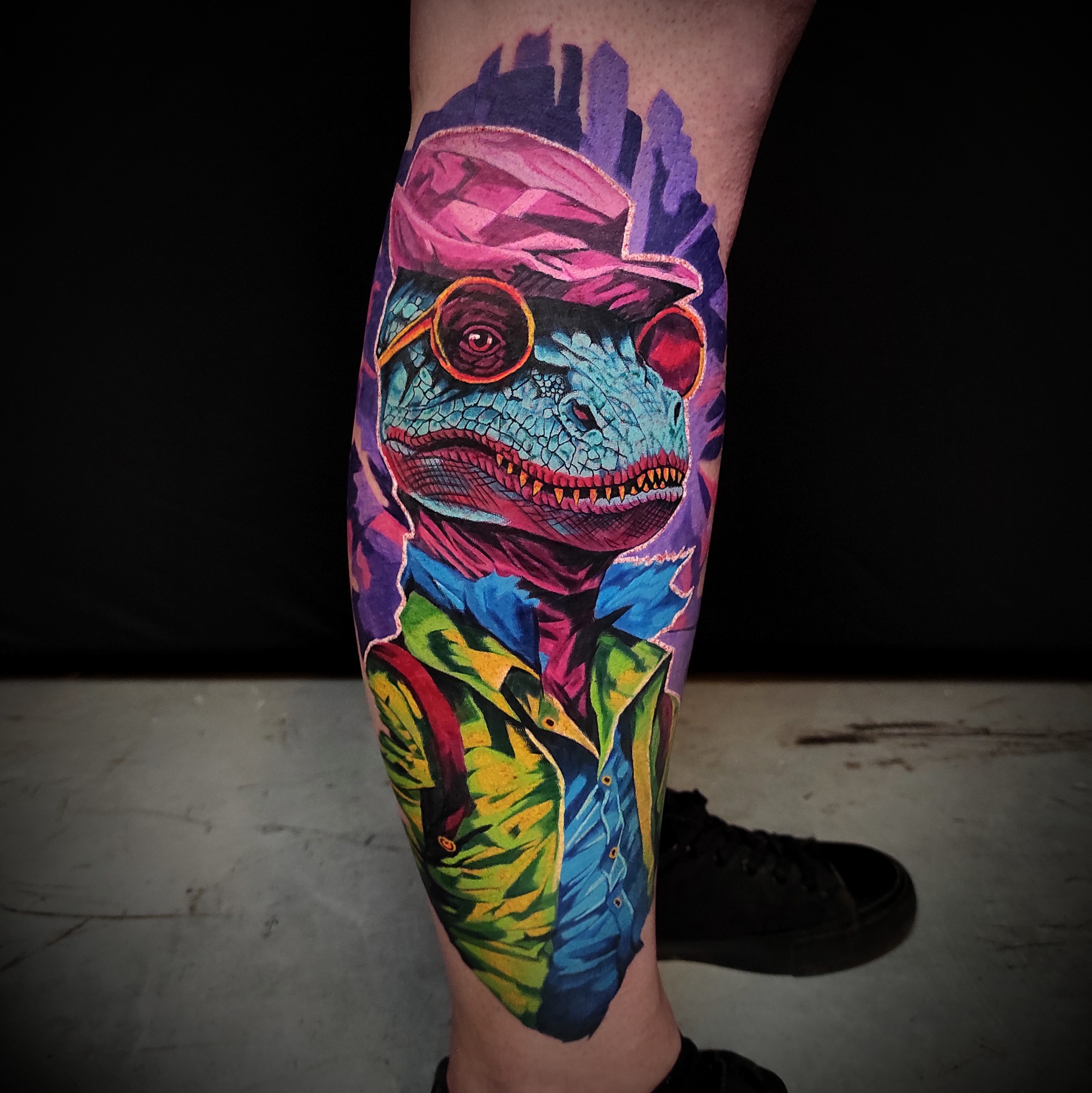 DINOCITYTATTOO – tatuaż dinozaura #7 – DINKZ ART DINOCITYTATTOO – tatuaż dinozaura #7 – DINKZ ART
