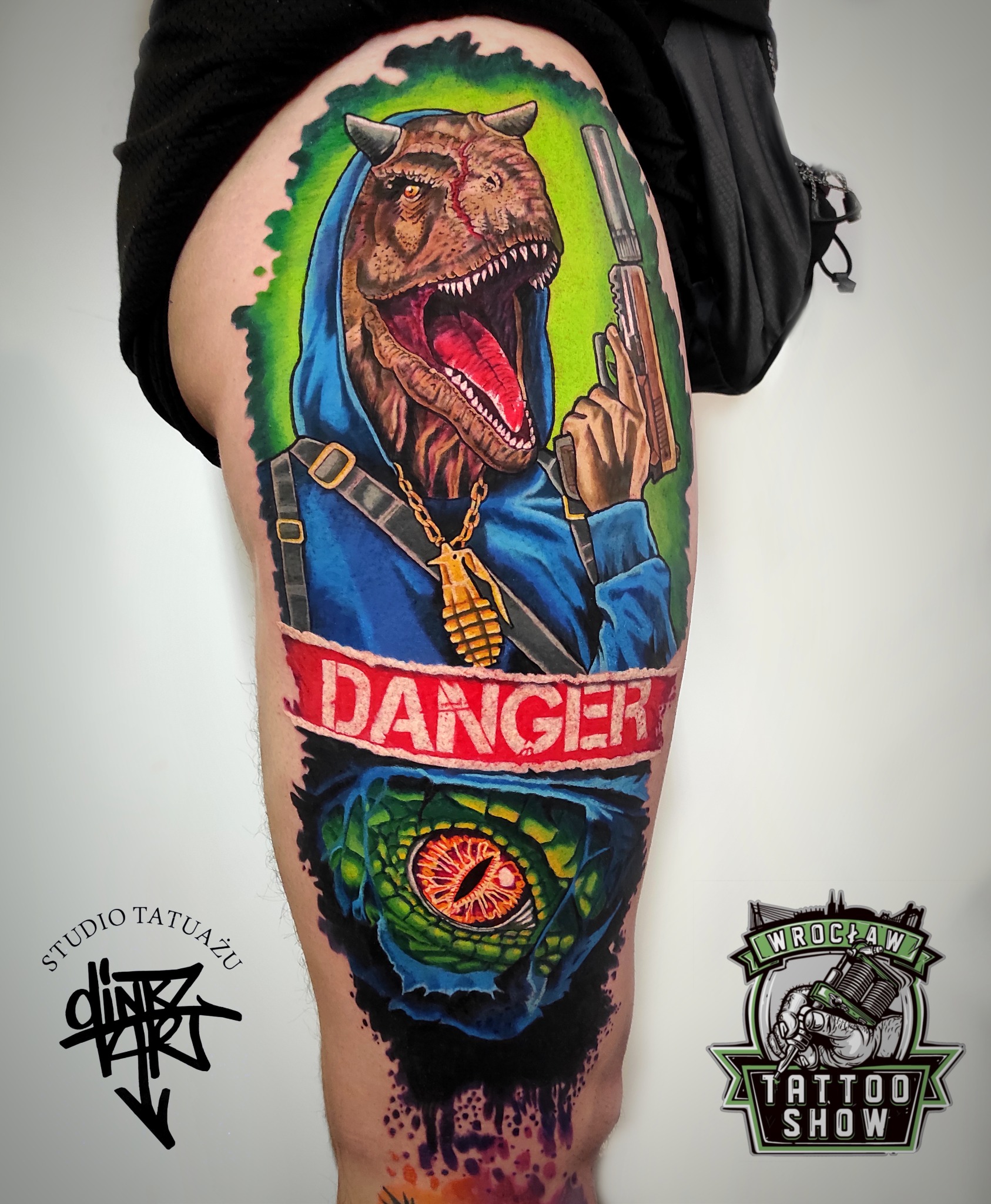 DINOCITYTATTOO – tatuaż dinozaura #12 – DINKZ ART DINOCITYTATTOO – tatuaż dinozaura #12 – DINKZ ART