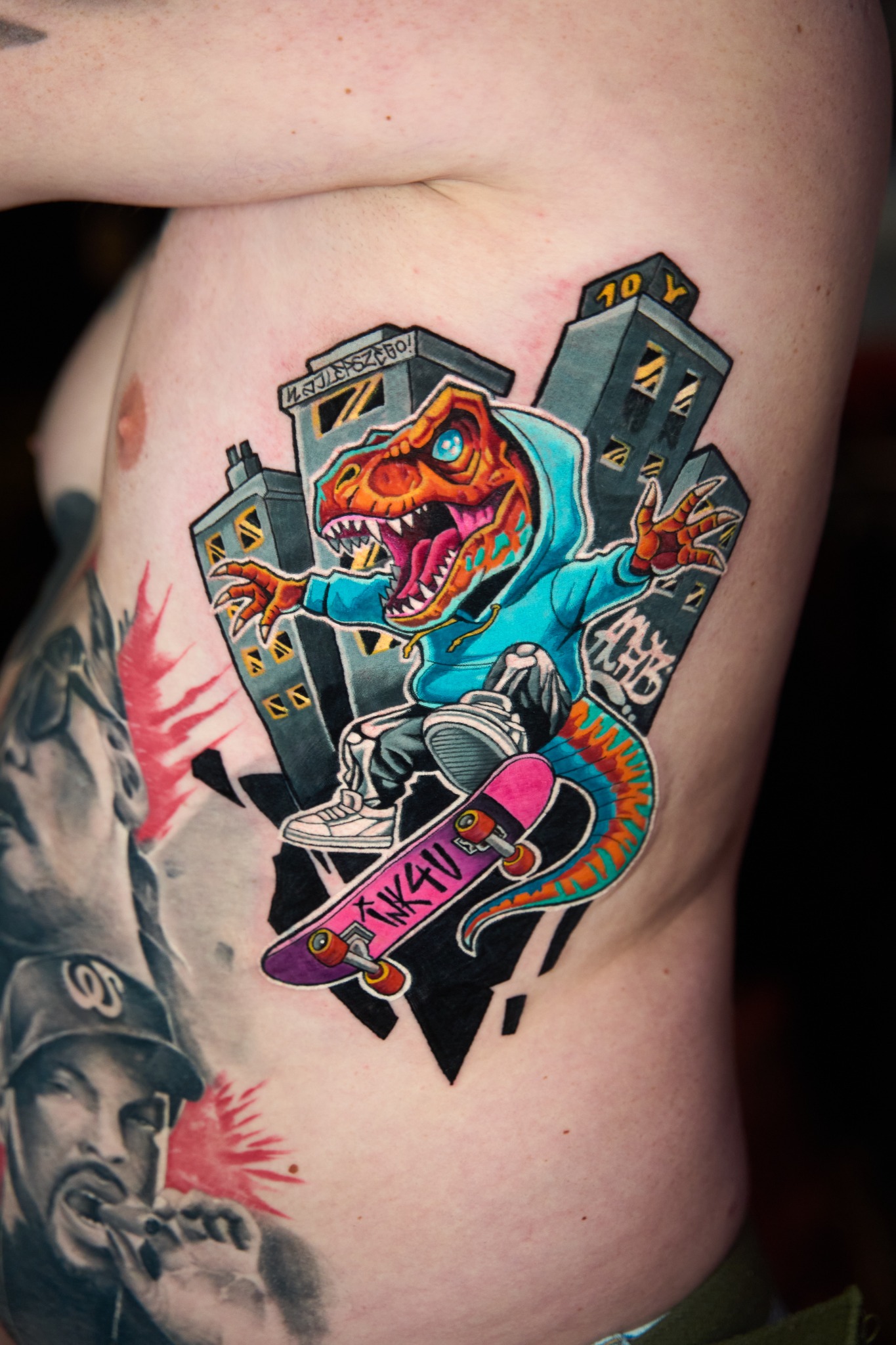 DINOCITYTATTOO – tatuaż dinozaura #16 – DINKZ ART DINOCITYTATTOO – tatuaż dinozaura #16 – DINKZ ART