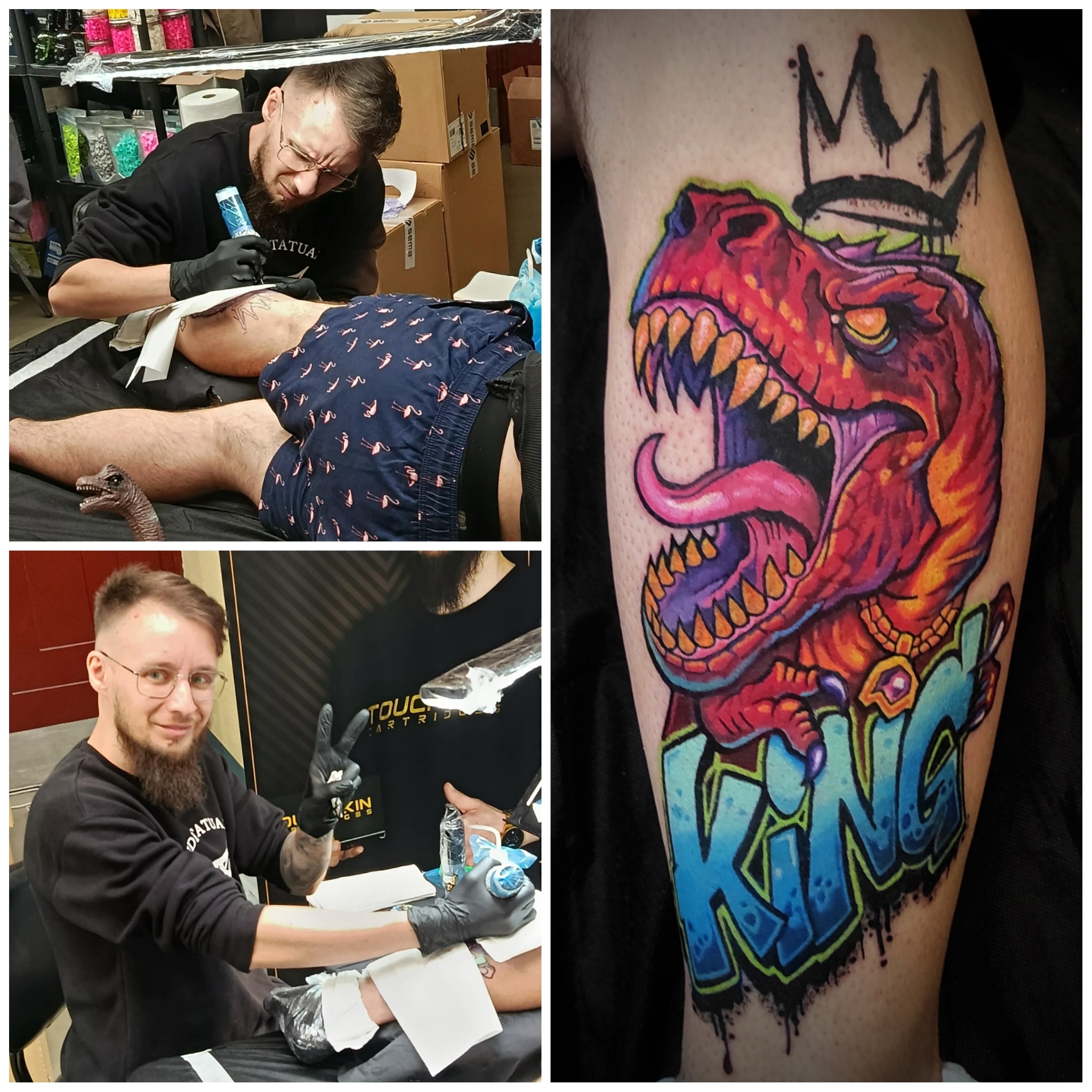 DINOCITYTATTOO – tatuaż dinozaura #17 – DINKZ ART DINOCITYTATTOO – tatuaż dinozaura #17 – DINKZ ART