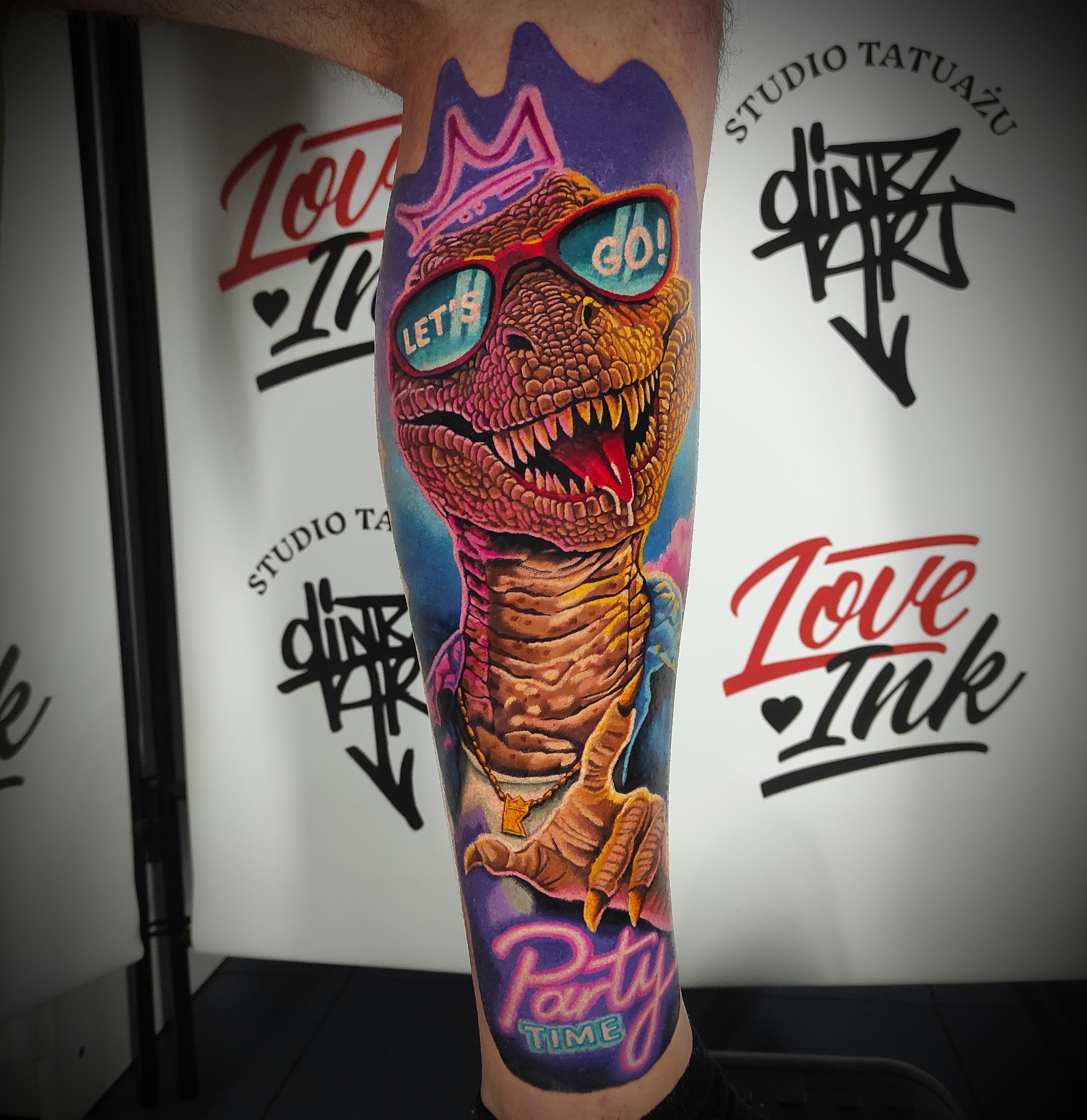 DINOCITYTATTOO – tatuaż dinozaura #20 – DINKZ ART DINOCITYTATTOO – tatuaż dinozaura #20 – DINKZ ART